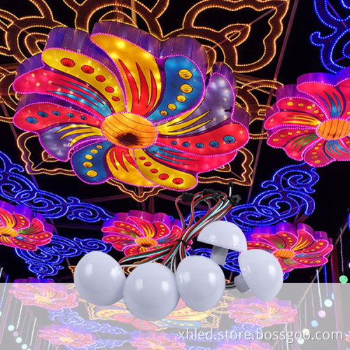 DC12V RGB LED Point Light - Programmable Playground Amusement Lights